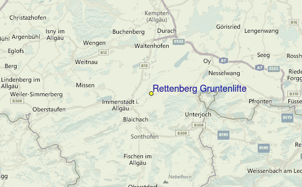 Rettenberg Grüntenlifte Location Map