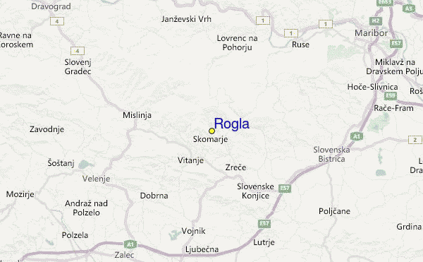Rogla Location Map