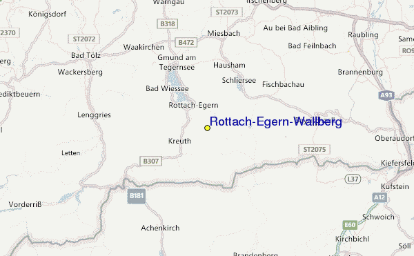 Rottach-Egern/Wallberg Location Map