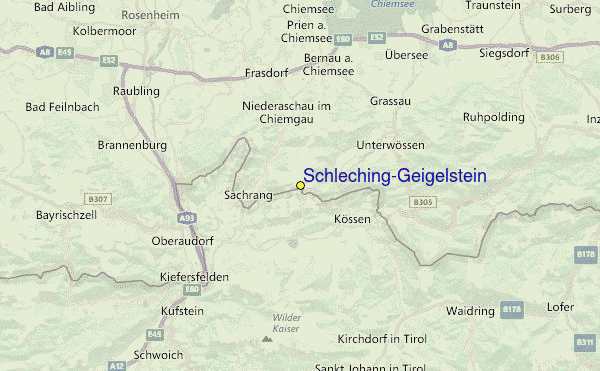 Schleching/Geigelstein Location Map