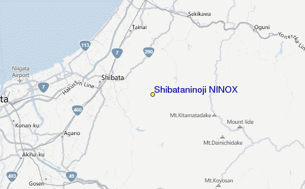 Ninox Snow Park Location Map
