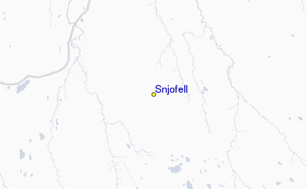 Snjofell Location Map