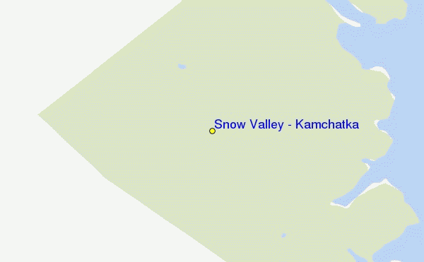 Snow Valley - Kamchatka Location Map