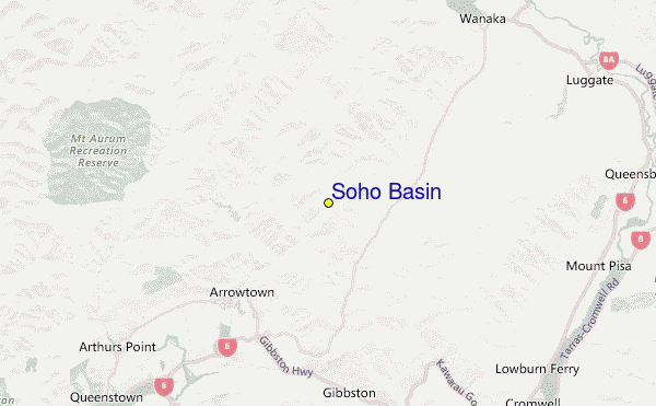 Soho Basin Location Map
