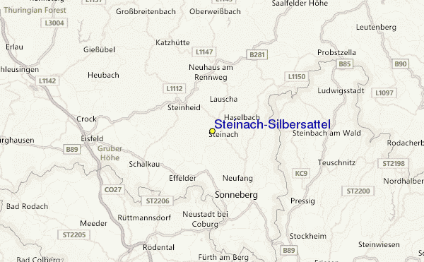 Steinach/Silbersattel Location Map