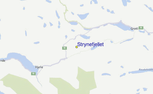 Strynefjellet Location Map