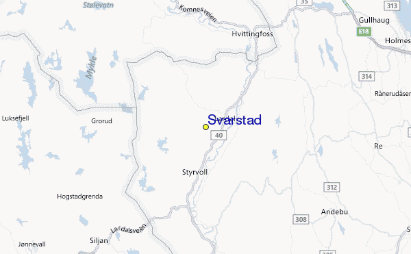 Svarstad Location Map