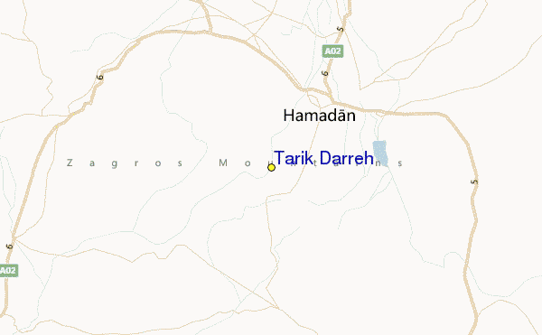 Tarik Darreh Location Map