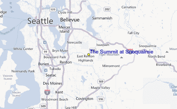 The Summit at Snoqualmie Location Map