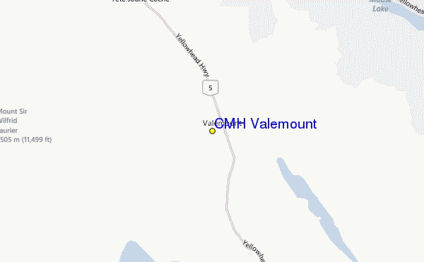 CMH Valemount Location Map