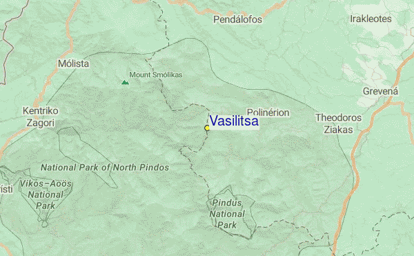 Vasilitsa Location Map