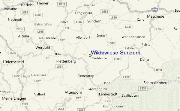 Wildewiese-Sundern Location Map