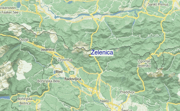 Zelenica Location Map