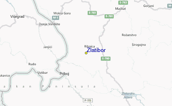 Zlatibor Location Map