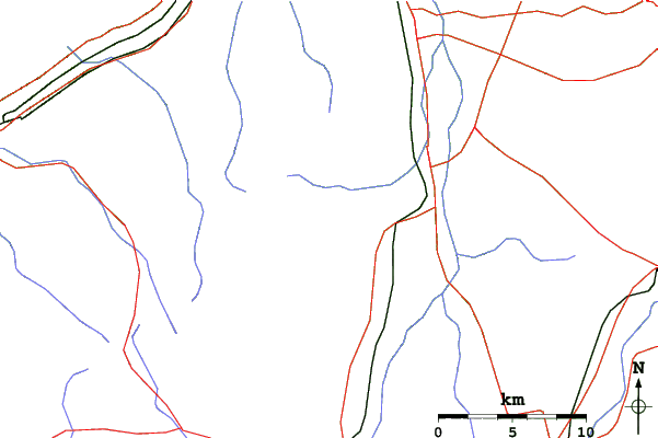 Roads and rivers close to Lotte Arai Resort