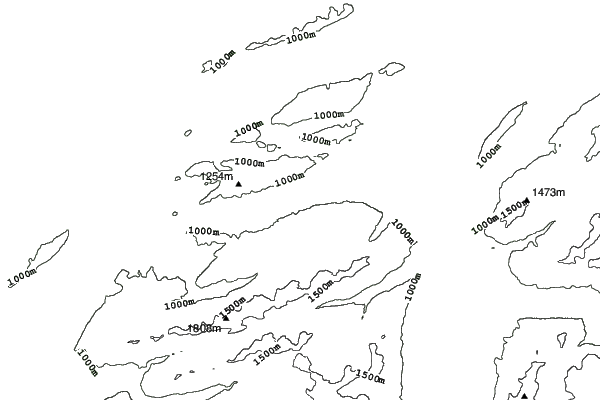 Alpsee Bergwelt neighbourhood contours