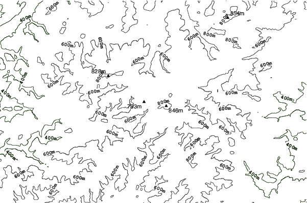 Altastenberg neighbourhood contours