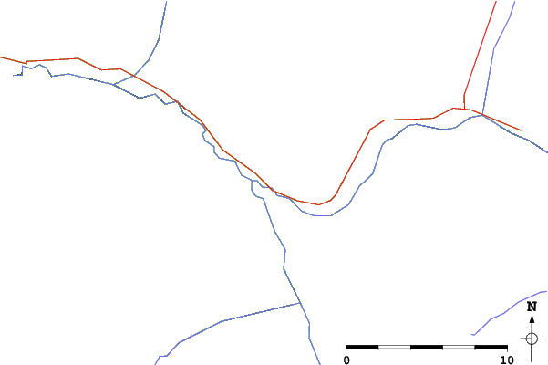 Roads and rivers close to Bella Coola Heli Sports-Tweedsmuir Park Lodge