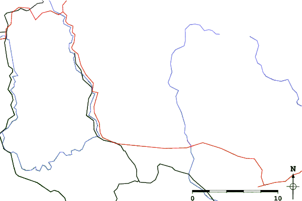 Roads and rivers close to Herlikovice