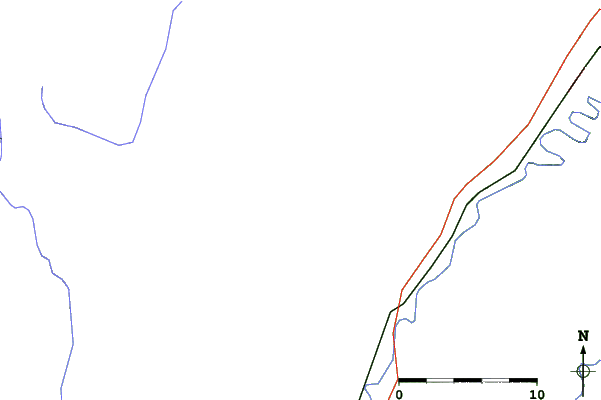 Roads and rivers close to Bryce Resort