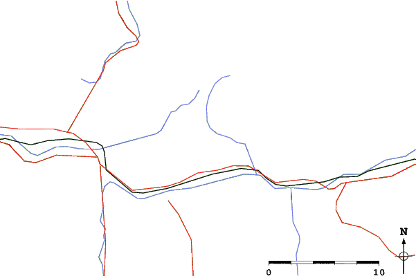 Roads and rivers close to Filzmoos