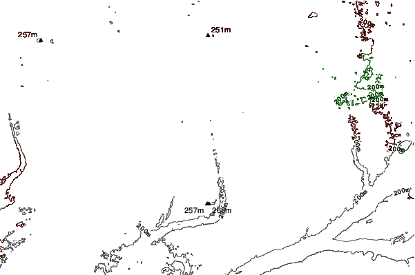 Four Lakes neighbourhood contours