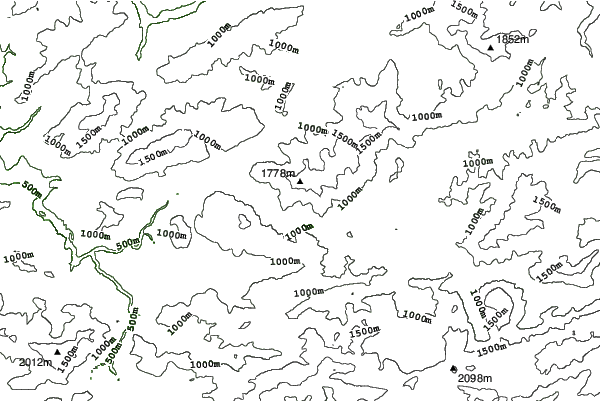 Hochkar-Göstling neighbourhood contours