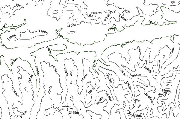 Hochwurzen neighbourhood contours