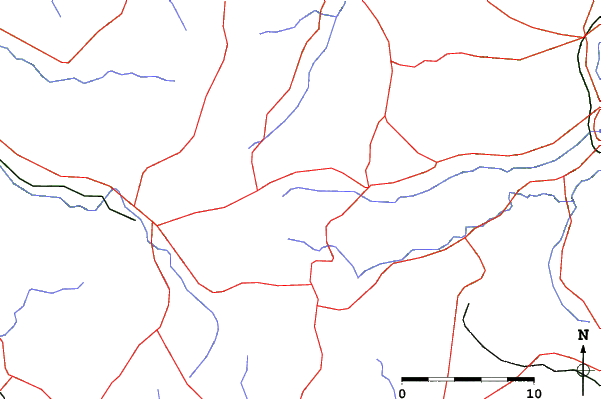 Roads and rivers close to Hyonosen Kokusai