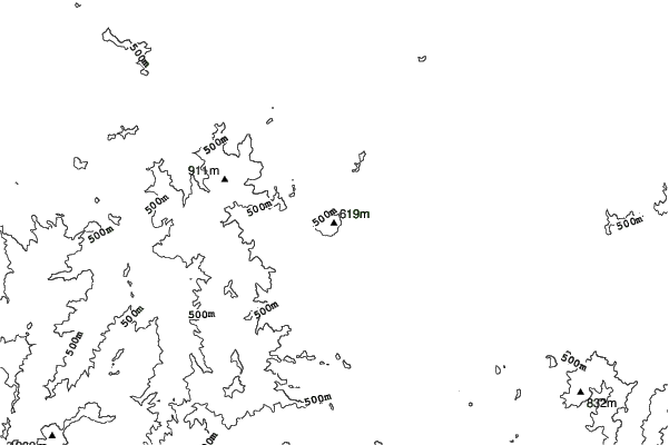 Kannabe Kogen Ookayama neighbourhood contours