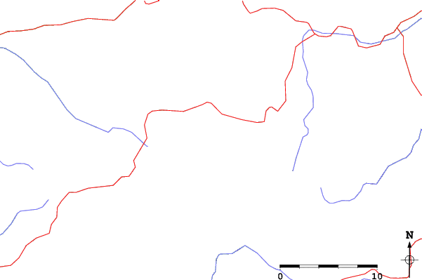Roads and rivers close to Kirkwood