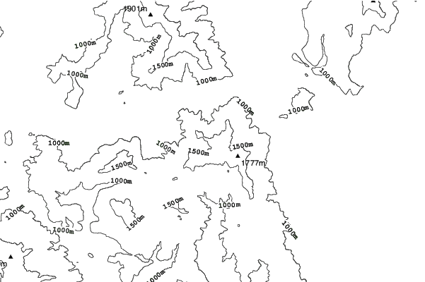 Krushevo neighbourhood contours