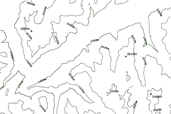 La Tzoumaz neighbourhood contours