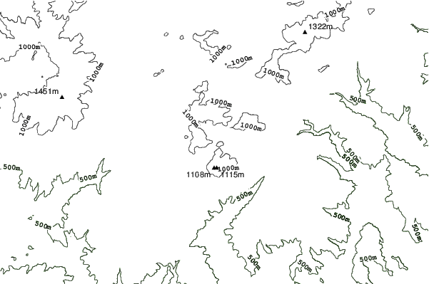 Látky - Hotel Royal neighbourhood contours