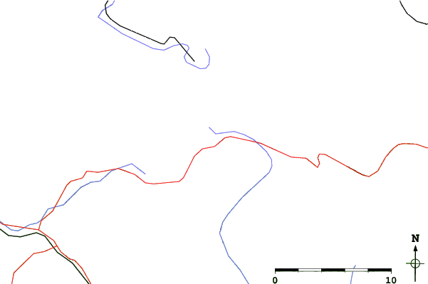 Roads and rivers close to Látky - Hotel Royal