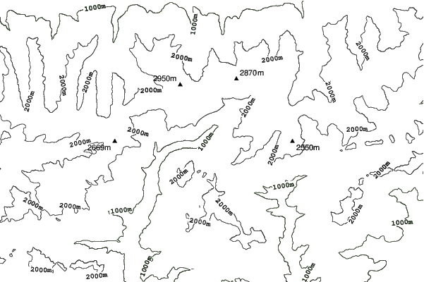Lizzola Valbondione neighbourhood contours