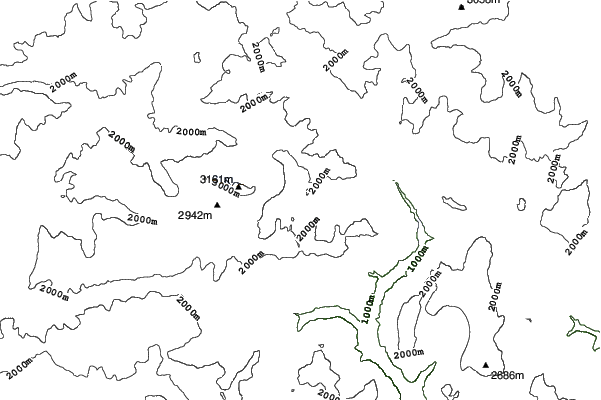 Malga-Ciapela/Marmolada neighbourhood contours