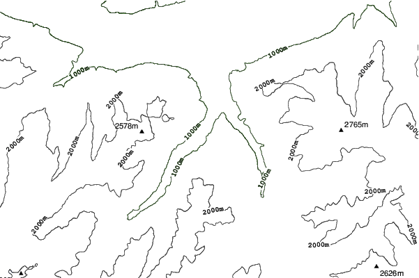 Mieders/Serles neighbourhood contours