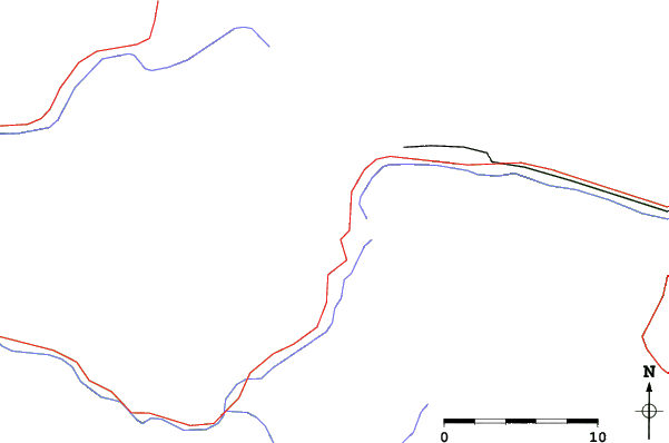 Roads and rivers close to Monarch Ski Area