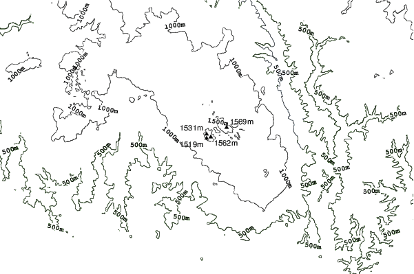 Mount Baw Baw neighbourhood contours