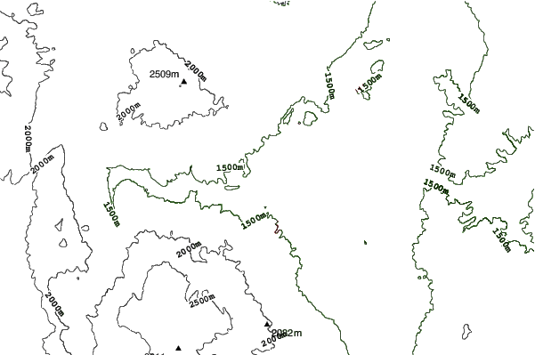 Mt Rose Ski at Tahoe neighbourhood contours