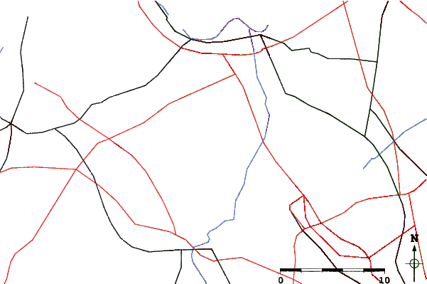 Roads and rivers close to Nashoba Valley