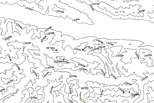 Nassfeld neighbourhood contours