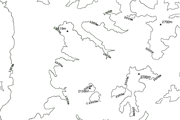 Nova Pontente-Deutschnofen neighbourhood contours
