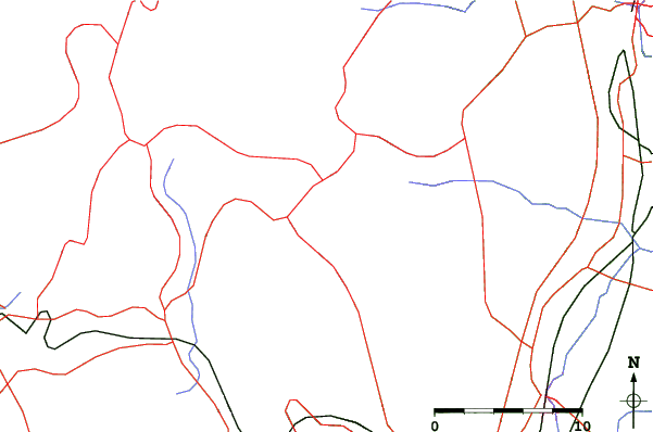 Roads and rivers close to Numajiri