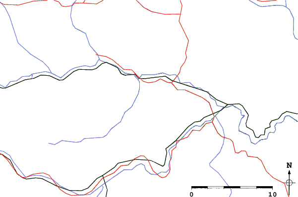 Roads and rivers close to Plejsy