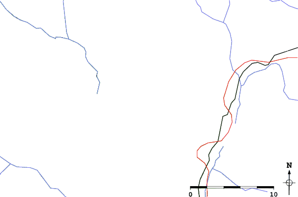 Roads and rivers close to Powder Mountain Catskiing