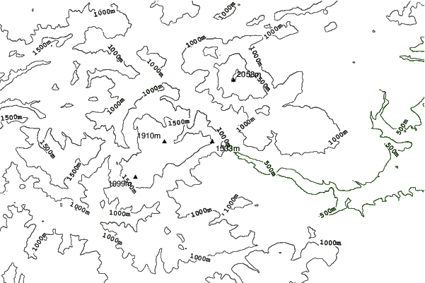 Reichenau an der Rax/Raxalpe neighbourhood contours