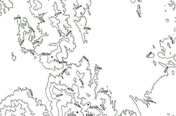 Santa Present Park neighbourhood contours