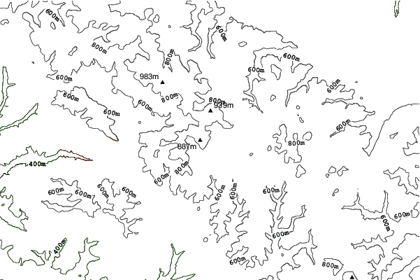 Schmiedefeld am Rennsteig neighbourhood contours